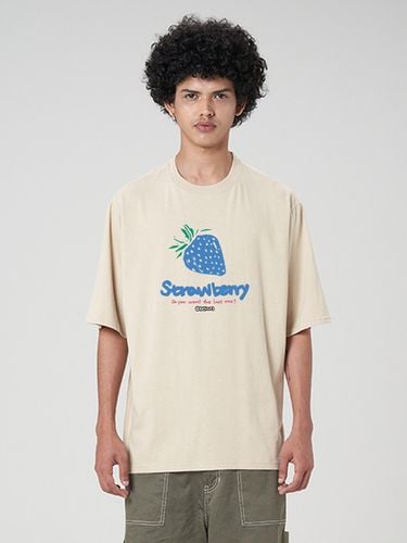 S Blue Strawberry T-shirt_Beige - RADINEO - Modalova