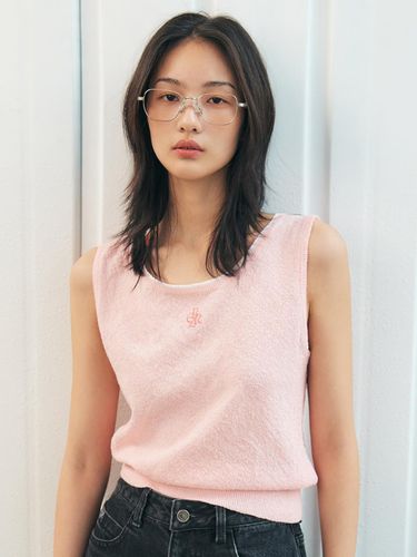 Boucle Symbol Logo Sleeveless Top_Pink - CITYBREEZE - Modalova