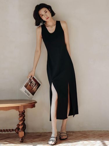 Cut Point Slim Back Dress - LANGSON - Modalova