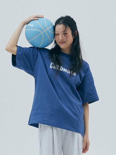 Simple Logo T-shirt_French Blue - Columbia University - Modalova