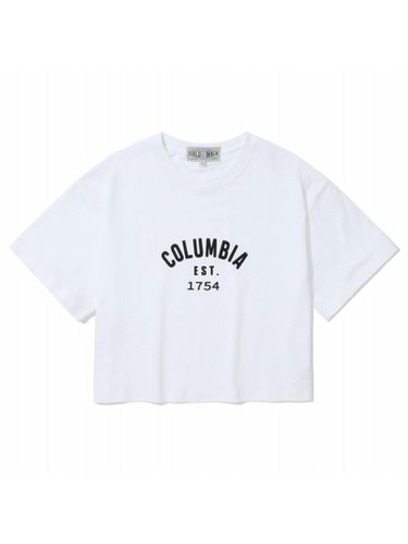 CU 1754 Arch Logo Cropped T-Shirt - Columbia University - Modalova