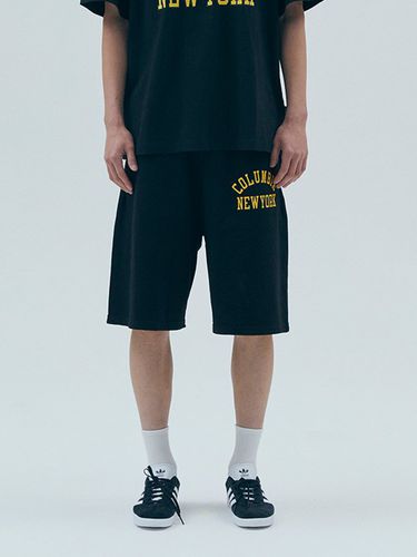 New York Arch Logo Sweat Short Pants_Black - Columbia University - Modalova