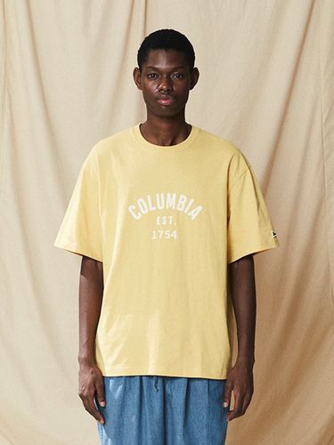 CU 1754 Arch Logo T-shirt_Vintage Yellow - Columbia University - Modalova