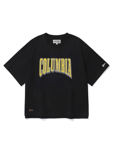 Crack Logo Semi-Cropped T-Shirt - Columbia University - Modalova