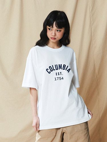 CU 1754 Arch Logo T-shirt_White - Columbia University - Modalova