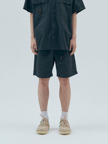 SL Label Belted Cotton Short Pants_Charcoal - Columbia University - Modalova