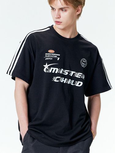 Uniform Mesh T-Shirt - Black - MISTERCHILD - Modalova