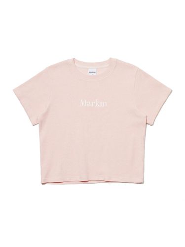 Women Waffle Set-up T-shirt_Pink - MARKM - Modalova