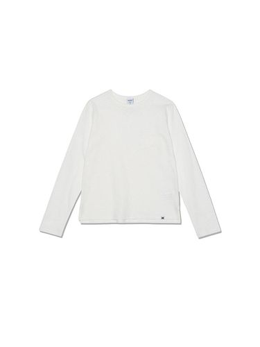 Women Single Pocket Long Sleeve T-shirt_White - MARKM - Modalova