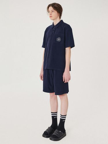 Solid Terry Set Up Shorts_Navy - MARKM - Modalova