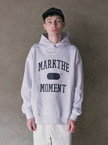 Mark The Moment Slogan Stitch Point Hoodie - MARKM - Modalova