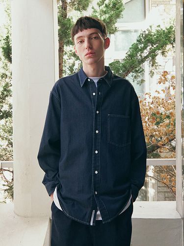 Washed Denim Shirt - MARKM - Modalova