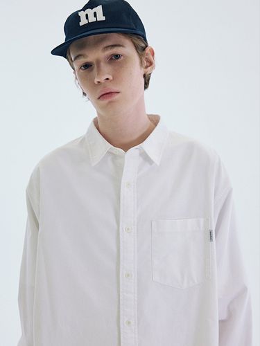 Single Pocket Oxford Shirt_White - MARKM - Modalova