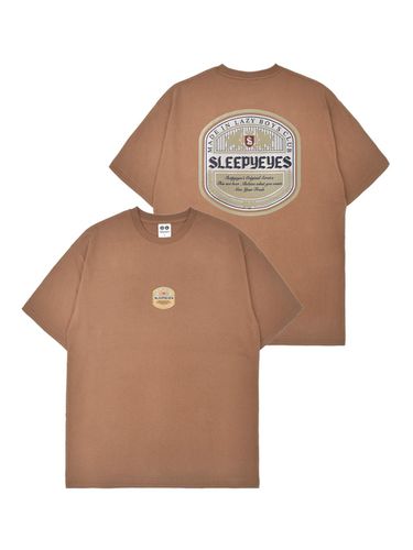 Wheat Logo T-shirt_Brown - SLEEPYEYES - Modalova