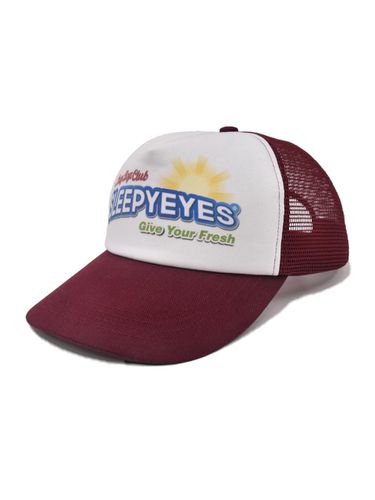 Cereal Logo Mesh Cap_Burgundy - SLEEPYEYES - Modalova