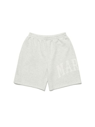 Big Logo Graphic Shorts_Melange Gray - MARKM - Modalova