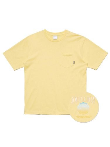 Graphic Back Print T-shirt_Yellow - MARKM - Modalova