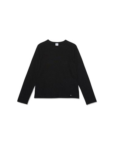 Women Single Pocket Long Sleeve T-shirt_Black - MARKM - Modalova