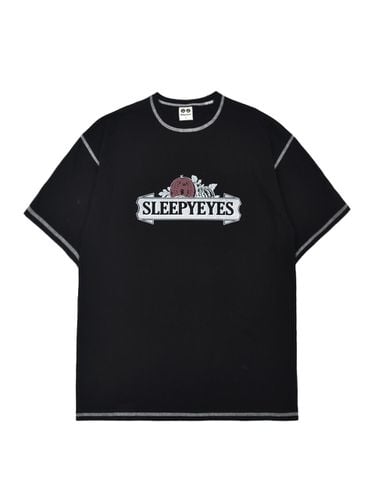 Stitch Point Watermelon T-shirt_Black - SLEEPYEYES - Modalova