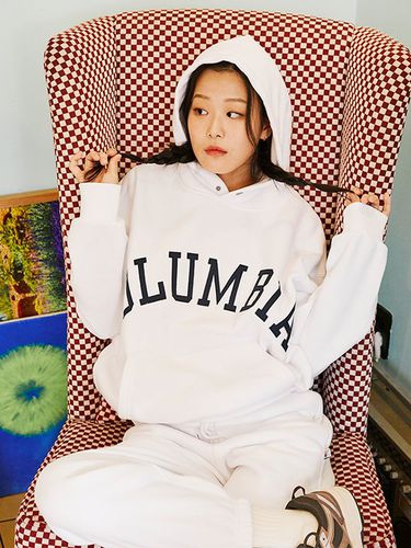 Columbia Arch Over Fit Hoodie_White - Columbia University - Modalova