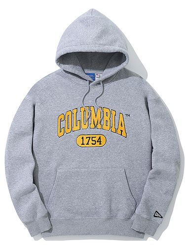 Arch Logo Boucle Hoodie_Medium Gray - Columbia University - Modalova