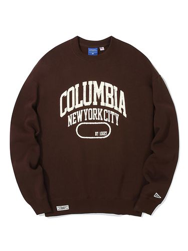 NY10027 Painting Logo Sweatshirt_Vintage Brown - Columbia University - Modalova