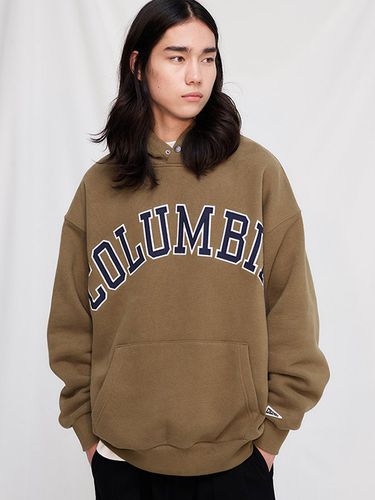 Columbia Arch Over Fit Hoodie_Khaki Brown - Columbia University - Modalova