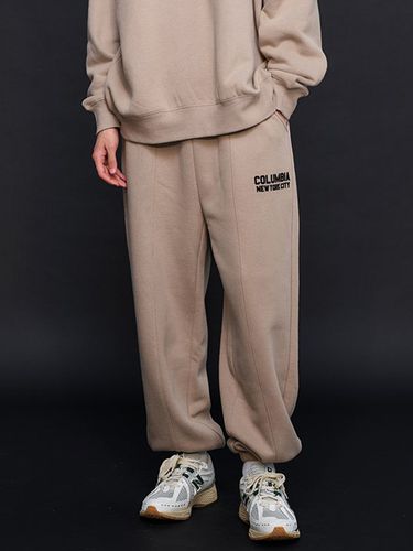 NY Black Series Loose Fit Sweatpants_Natural Beige - Columbia University - Modalova