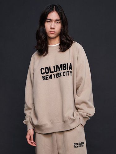 NY Black Series Over Fit Sweatshirt_Natural Beige - Columbia University - Modalova