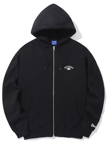 CU Arch Logo Zip Up Hoodie_Black - Columbia University - Modalova