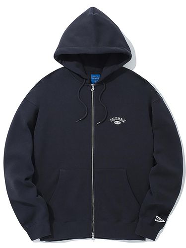 CU Arch Logo Zip Up Hoodie_Crown Navy - Columbia University - Modalova