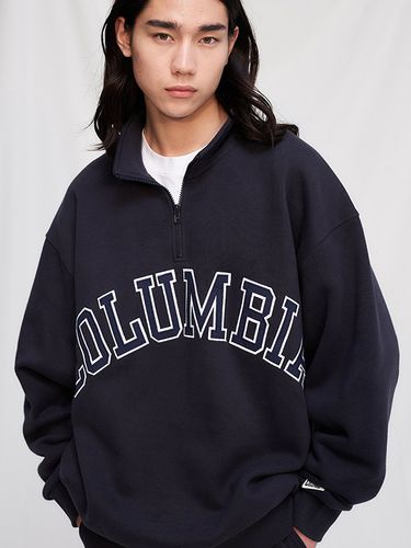 Columbia Arch Logo Over Fit Zip Up Sweatshirt - Columbia University - Modalova