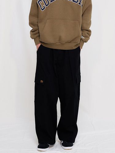 M Label Wide Fit Cargo Pants_Black - Columbia University - Modalova