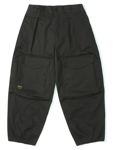 M Label Front Pocket Balloon Fit Pants_Slate Black - Columbia University - Modalova