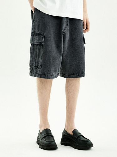 Cargo Denim Half Pants (2 Color) - MINIMAL PROJECT - Modalova