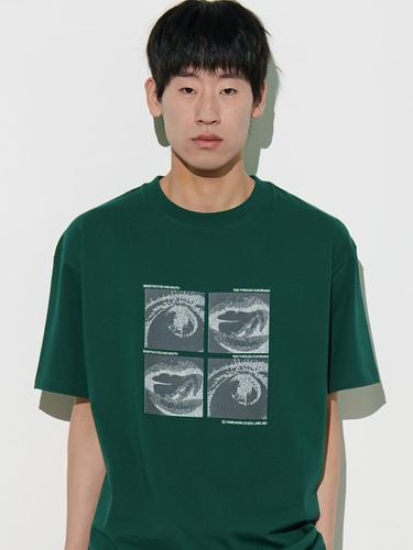 Eyes And Mouth T-shirt_Dark Green - CAMELWORK - Modalova