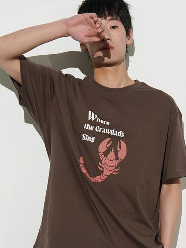 Crow Dead Sing T-shirt_Brown - CAMELWORK - Modalova