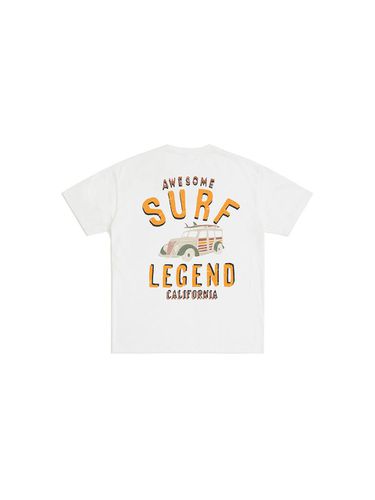 Surf Legend T-shirt_Off White - OLDMAL - Modalova