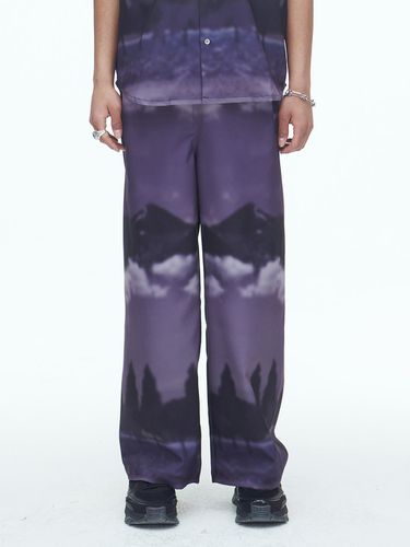 Purple Wind Flow Pants - SSERPE - Modalova