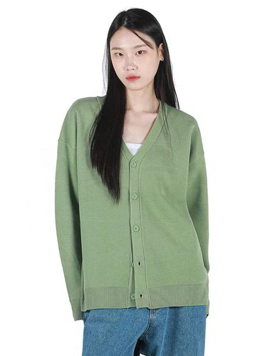 Oversized Cardigan _ Green - C Wear by the Genius - Modalova