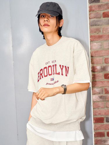 Brooklyn Mini Terry Short-Sleeve Sweatshirt - GENERAL IDEA - Modalova