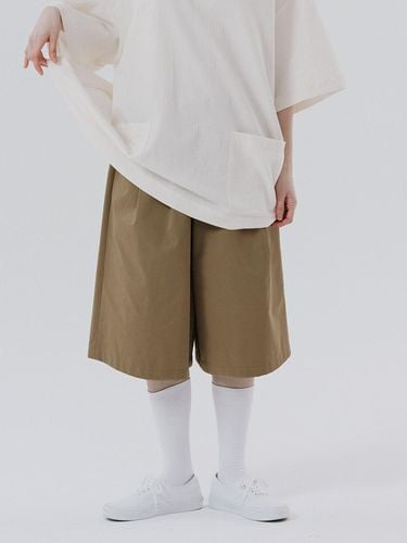 Unisex Bermuda Pant - Beige - malen - Modalova