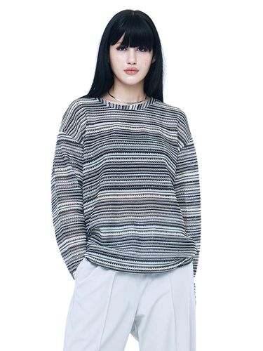 Oversized Craft Knitted Pullover Top _ - C Wear by the Genius - Modalova