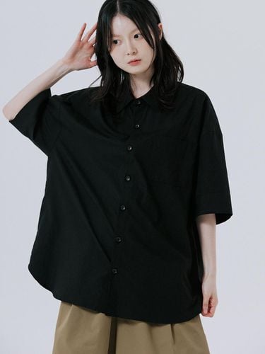 Unisex Cuffs Shirt - Black - malen - Modalova