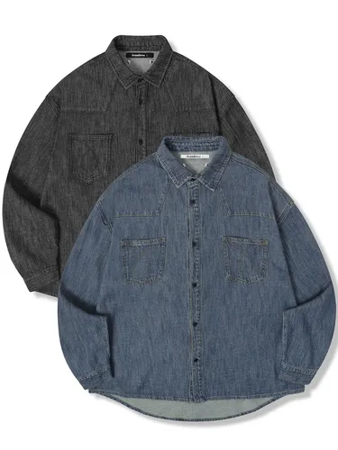 Western Denim Shirt - 2COLOR - AVANDRESS - Modalova