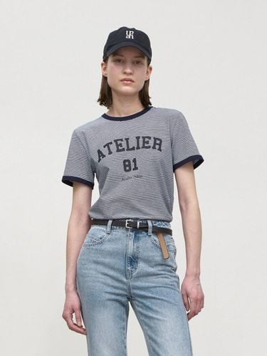 Atelier Numbering Striped Tee - Atelier Nain - Modalova