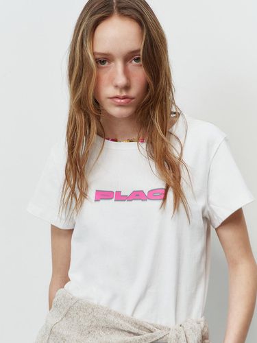 Basic Logo Crop T-shirt_White - PLAC - Modalova