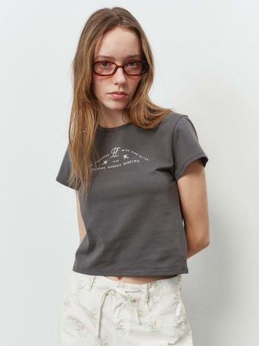 Miss And Bliss T-shirt_Charcoal - PLAC - Modalova