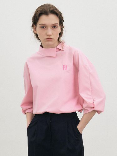 Sleeve Twist Shirt - Pink - Et demain - Modalova