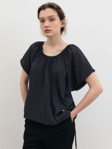 Way Off Shoulder Shirring Blouse - Et demain - Modalova